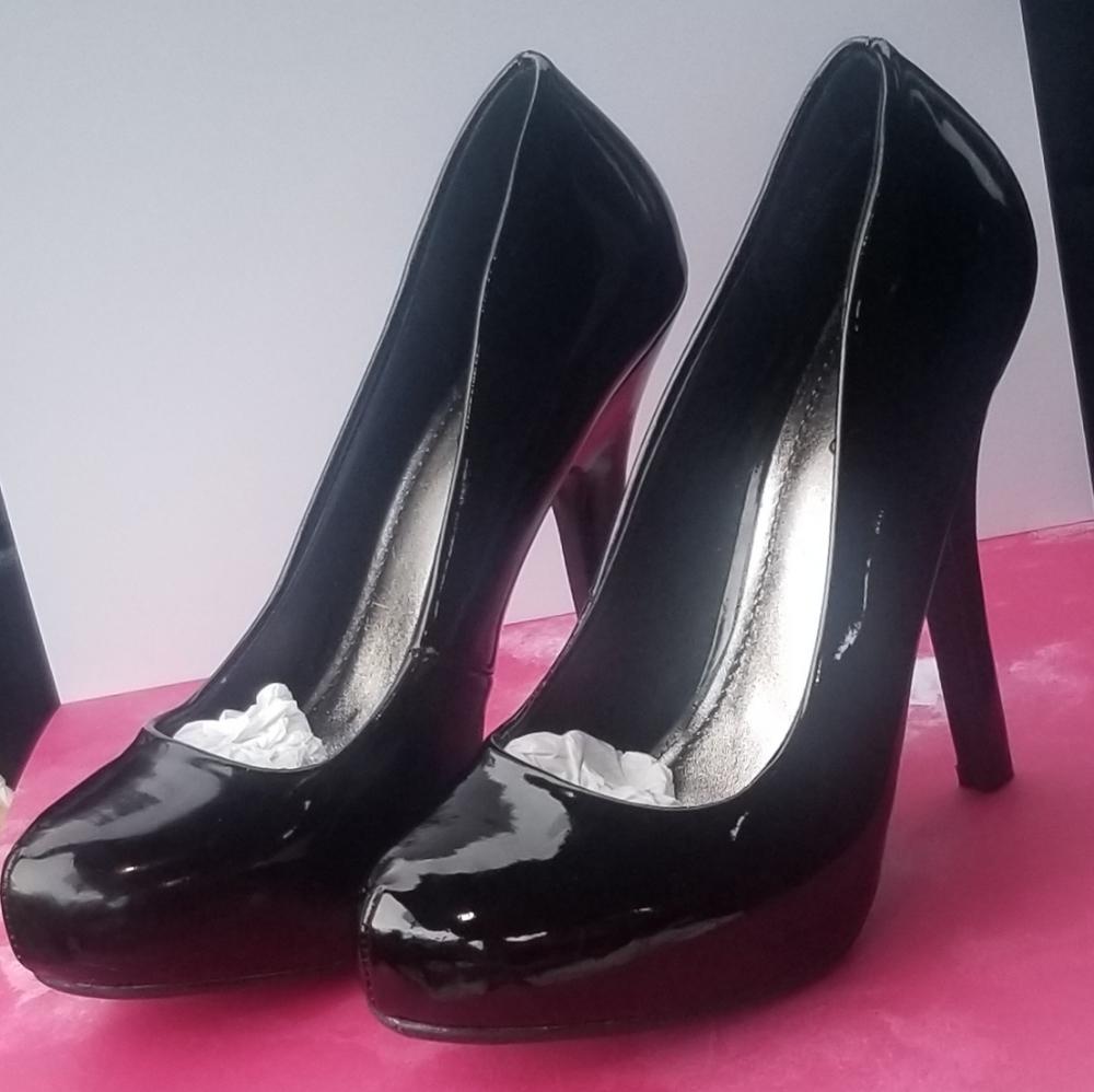 Black Patent Heels